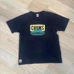 CHUMS Tシャツ ブラック メンズ　Lサイズ チャムス　黒のサムネイル