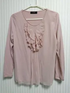 ✨✨前シフォンフリル付きプルオーバー