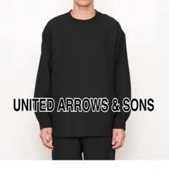 UNITED ARROWS & SONS ロンT 長袖 黒 Lのサムネイル