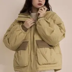 OLUN 中綿リブブルゾン