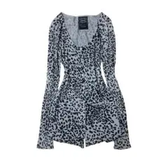 00's grunge 平成 ギャル アニマル柄 レオパード カーディガン