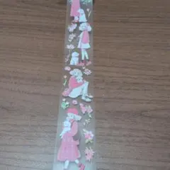コラージュ素材 透明PET マスキングテープ 女の子と犬のサムネイル
