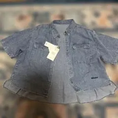 新品未使用 GLOBAL WORK GOOD DENIM 半袖シャツ Lサイズのサムネイル