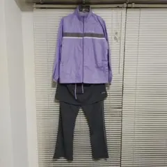 kaepa 紫色+グレー ジャージ上下セット
