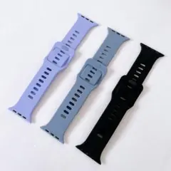 スマートウォッチ交換用ストラップ ３本セット スポーツ 通気性 42mm