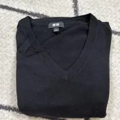 UNIQLO ブラックニットセーター Lサイズ