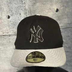 花*様 New Era NY Yankees キャップ 6 3/4 KIDS 黒