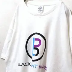 デルタ ブラックライトウォーズ ロゴ Tシャツ ホワイト 白 XL 古着