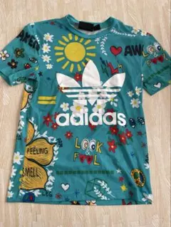 adidas カラフルプリント Tシャツ S/M