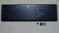 ナカバヤシ 超静音 ワイヤレス キーボード FKB-R249BK ブラック 無線のサムネイル
