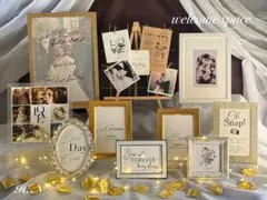 ウェルカムスペース✨挙式 結婚式装飾 ペーパーアイテム付まとめ売り ブライダル