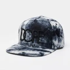 DOPE タイダイ柄 スナップバック キャップ グレー 黒 白のサムネイル