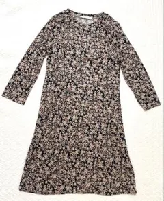 新品❣️BURNING POINT 花柄 ワンピース 長袖 レディース Mサイズ