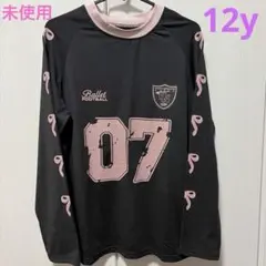 【未使用】可愛いユニフォーム風　長袖Ｔシャツ 12y