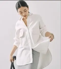 新品未使用☆BABYLONE☆デニムジャケット　ホワイト