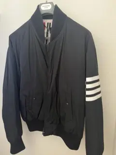THOM BROWNE ボンバージャケット ダウン　ネイビー