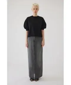 RIM.ARK / Tuck volume washable knit