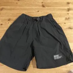 男の子　ハーフパンツ　黒　ブラック　150