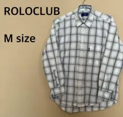 【ROLOCLUB】メンズ/チェックシャツ/ワイシャツ/長袖/襟付きのサムネイル