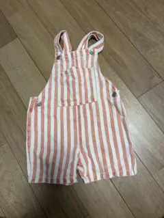 ZARA ストライプオーバーオール 18-24ヶ月