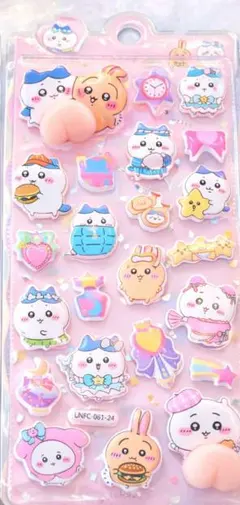【新品未使用】ちいかわ ぷくぷくシール おしりシール ハチワレ