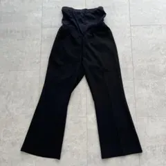 SOIM マタニティ フレアパンツ 黒