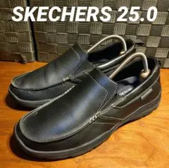 スケッチャーズ（SKECHERS）ローファースニーカー黒/25cm