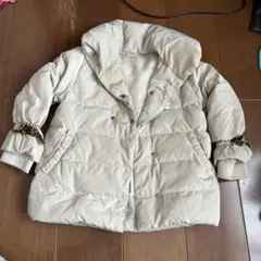 petit main ダウンコート　100 ベージュ