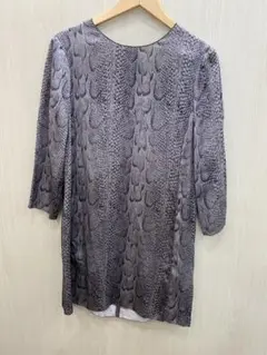 【シルク100%】NINA RICCI ニナ リッチ パイソン柄 チュニック