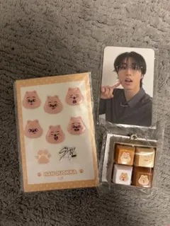 Stray Kids HAN QUOKKA キーホルダーステッカートレカセット