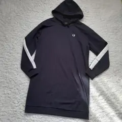 FRED PERRY フレッドペリー パーカー　ワンピース ブラック　Mのサムネイル