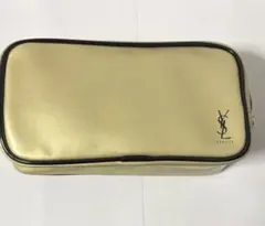 YVESSAINTLAURENT BEAUTE ノベルティ　ポーチ　ゴールドのサムネイル