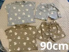シロパジャマ上下2セットのサムネイル