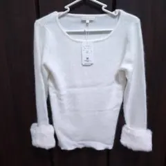 新品タグ付プロポーションボディドレッシングホワイトニット セーター サイズ3