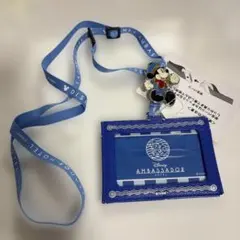 東京ディズニーアンバサダーホテル　ネックストラップ付パスケース