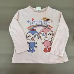 アンパンマン 長袖Tシャツ 90サイズ ピンク