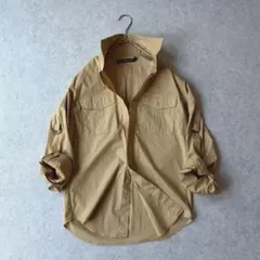 【美品】Ralph Lauren GOLF 長袖シャツ ベージュ 155/84Aのサムネイル