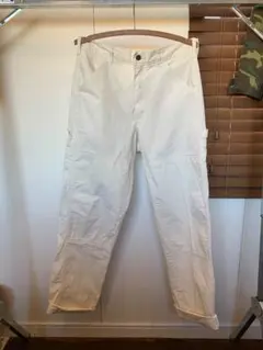 Nigel Cabournユーティリティベイカーパンツ-ヘリンボーン36エクリュ
