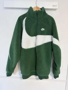NIKE ボアジャケット・アウター　グリーン　リバーシブル