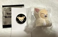 Stray kids SKZOO ライト 展覧会 ピンバッジ フォクシニー