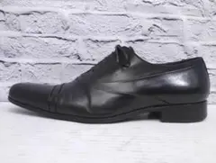 【美品】Dior ディオールオム ストレートチップ レザー ビジネスシューズ 黒のサムネイル