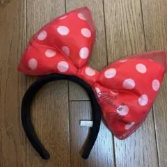 Disney Minnie Mouse カチューシャ ドット柄