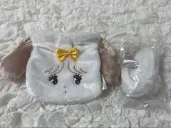 mikko スフレ ガチャガチャ フェイス巾着 フェイスポーチ