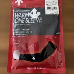DESCENTE WARM ONE SLEEVE ブラック Sサイズ