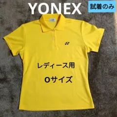 未使用　ヨネックス　ゲームシャツ ポロシャツ　レディースOサイズ　イエロー