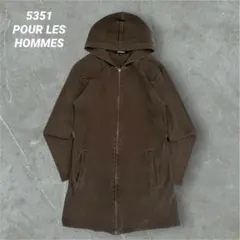 【激レア】5351 POUR LES HOMMES パーカー　カーキ　y2k Lのサムネイル