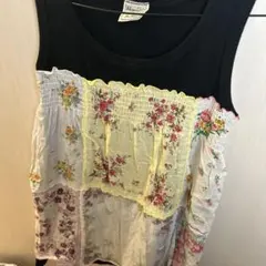 古着 Hamble by Par Avion 花柄パッチワーク チュニックのサムネイル