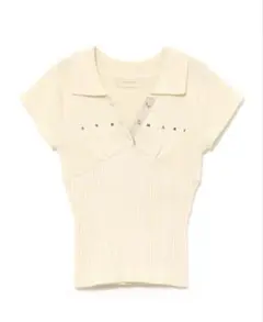 トップス andmary Lindsay logo tops white ANDMARY Lindsay logo tops - メルカリ