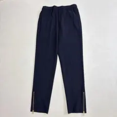 美品 Deuxieme classe スリットテーパードパンツ ネイビー 36のサムネイル