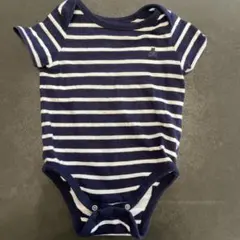 baby GAP ストライプロンパース 6-12ヶ月